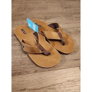 REEF Men's Sz 7 Leather Smoothy Sandals